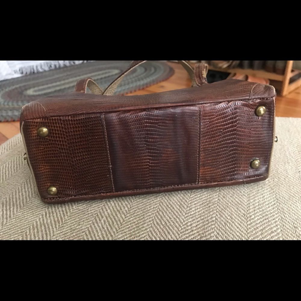 Vintage  alligator crocodile look handbag - Picture 2 of 8